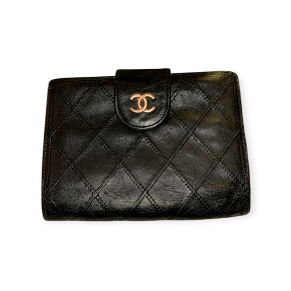 Chanel Pico Lore Wallet Black Leather - Picture 1 of 14